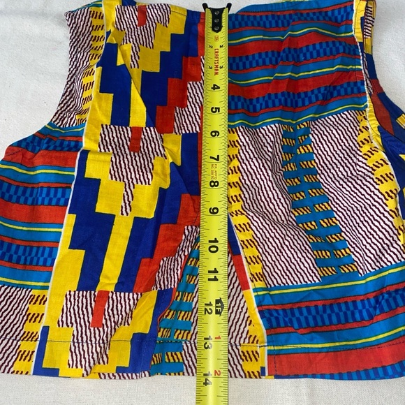 Osei Duro Geo Print Skirt Top Set Size S Anthropologie Designer Art To Wear - Picture 9 of 12